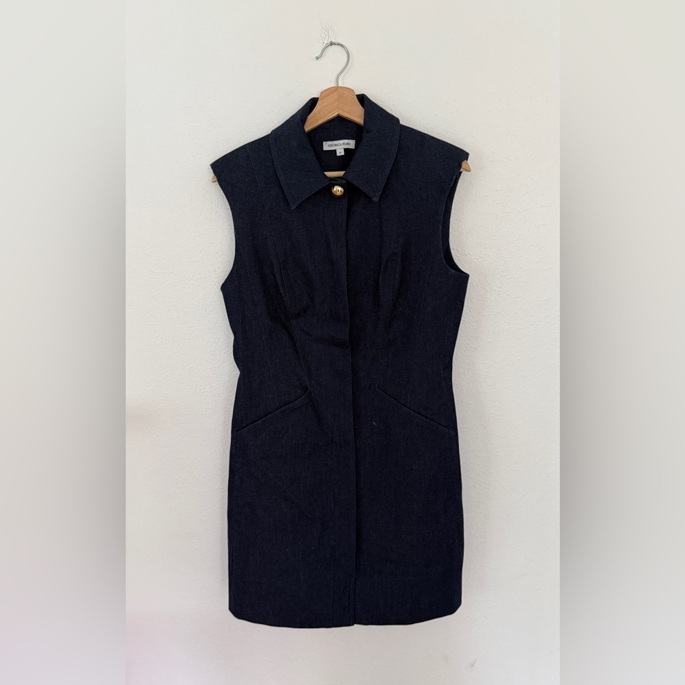 Veronica Beard Serina Denim Dress - Picture 6 of 10